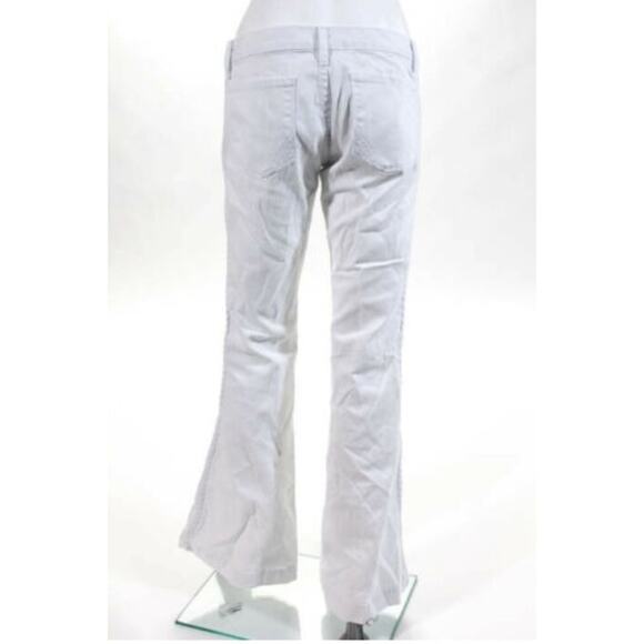 Anlo Stylish White Flare Leg Jeans with Braided Sides 29 TALL ~ DISCONTINUED - Picture 14 of 15